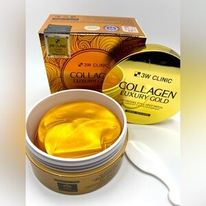 3W Clinic Collagen Luxury 24k Gold Hydrogel Eye Spot Patch Anti Wrinkle 60 Pairs